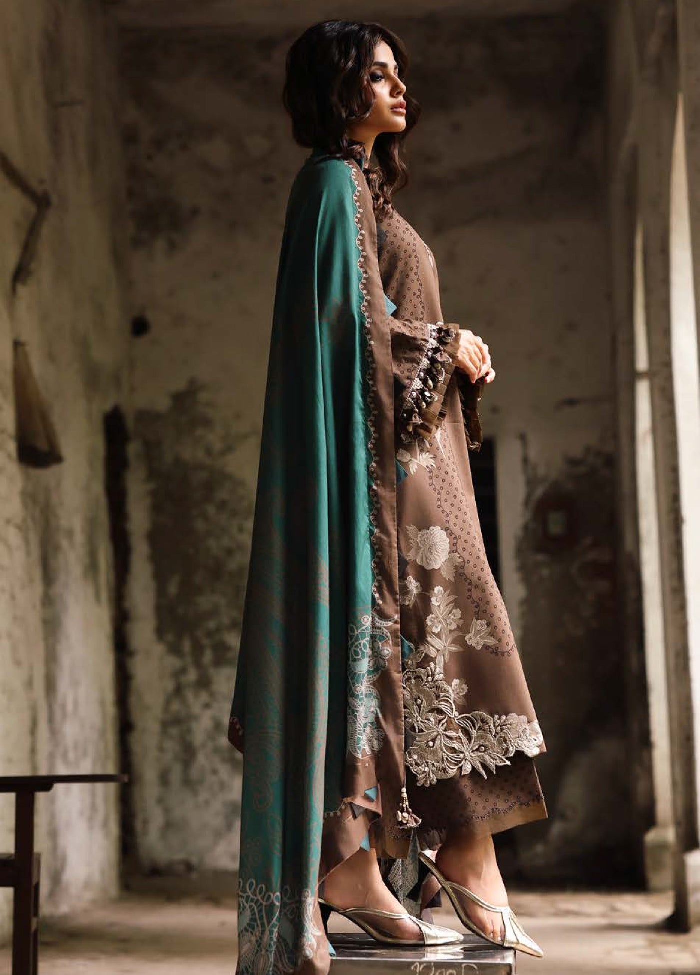 Combination by Charizma Unstitched Winter Collection Vol-02 Linen Printed 3 Piece Suits CZ25CW CCW6-16 - Winter Collection