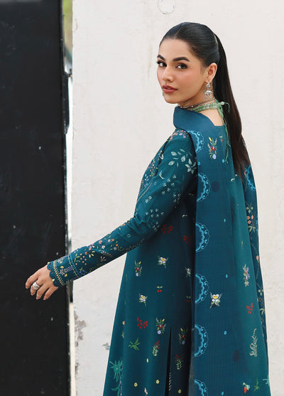 Qprints By Qalamkar Unstitched Linen Printed 3 Piece Suits QLM25PW QW-05 B Amiel - Winter Collection