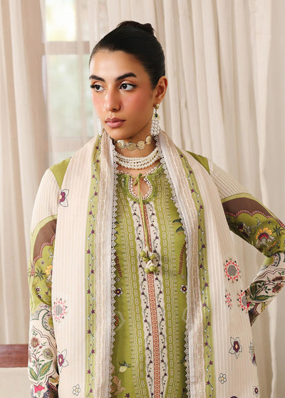 Qprints By Qalamkar Unstitched Linen Printed 3 Piece Suits QLM25PW QW-07 B Tahlia - Winter Collection