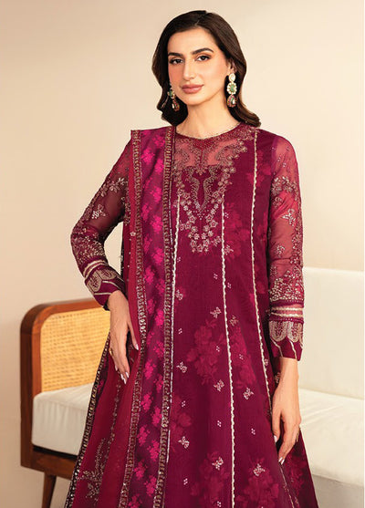 Xenia Formals Unstitched Embroidered Chiffon 3 Piece Suits XE25FU D-05 Ersa - Formal Collection