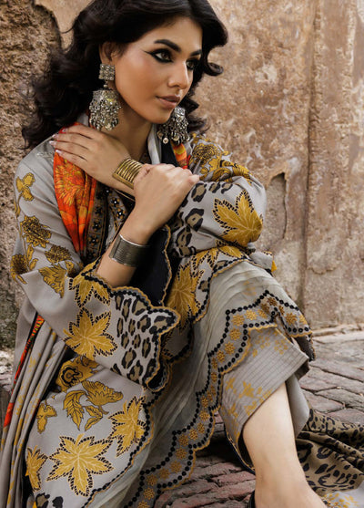 Combination by Charizma Unstitched Winter Collection Vol-02 Linen Printed 3 Piece Suits CZ25CW CCW6-14 - Winter Collection