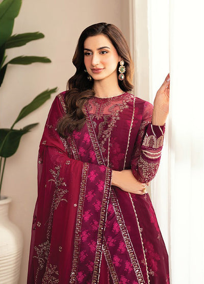 Xenia Formals Unstitched Embroidered Chiffon 3 Piece Suits XE25FU D-05 Ersa - Formal Collection
