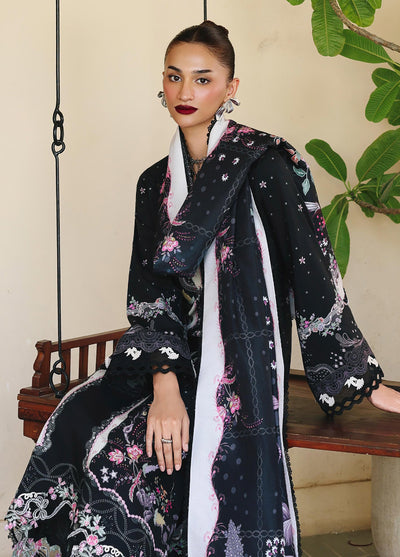 Qprints By Qalamkar Unstitched Linen Printed 3 Piece Suits QLM25PW QW-01 A Tyana - Winter Collection
