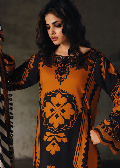 Combination by Charizma Unstitched Winter Collection Vol-02 Linen Printed 3 Piece Suits CZ25CW CCW6-13 - Winter Collection