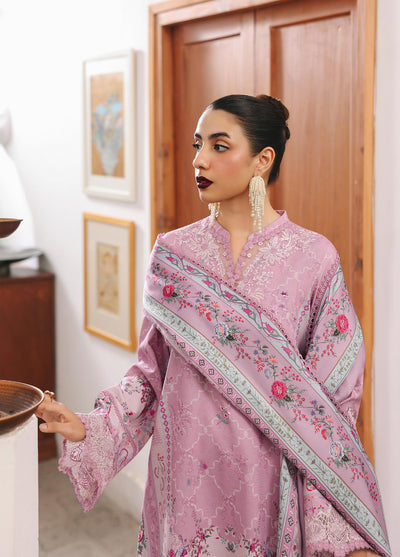 Qprints By Qalamkar Unstitched Linen Printed 3 Piece Suits QLM25PW QW-03 A Elvira - Winter Collection