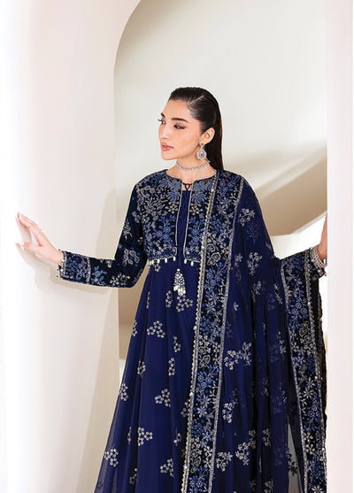 Xenia Formals Unstitched Embroidered Chiffon 3 Piece Suits XE25FU D-07 Maklina - Formal Collection