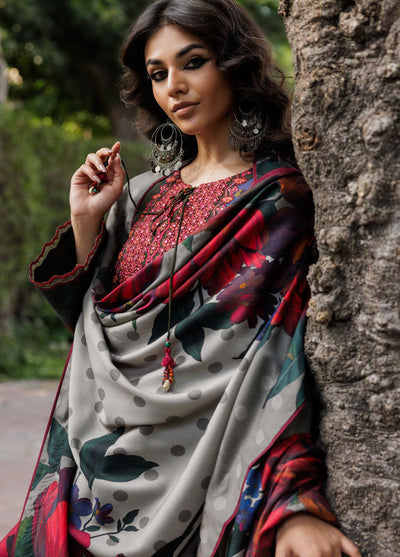 Combination by Charizma Unstitched Winter Collection Vol-02 Linen Printed 3 Piece Suits CZ25CW CCW6-18 - Winter Collection