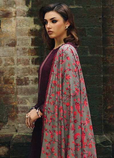 Combination by Charizma Unstitched Winter Collection Vol-02 Linen Printed 3 Piece Suits CZ25CW CCW6-17 - Winter Collection