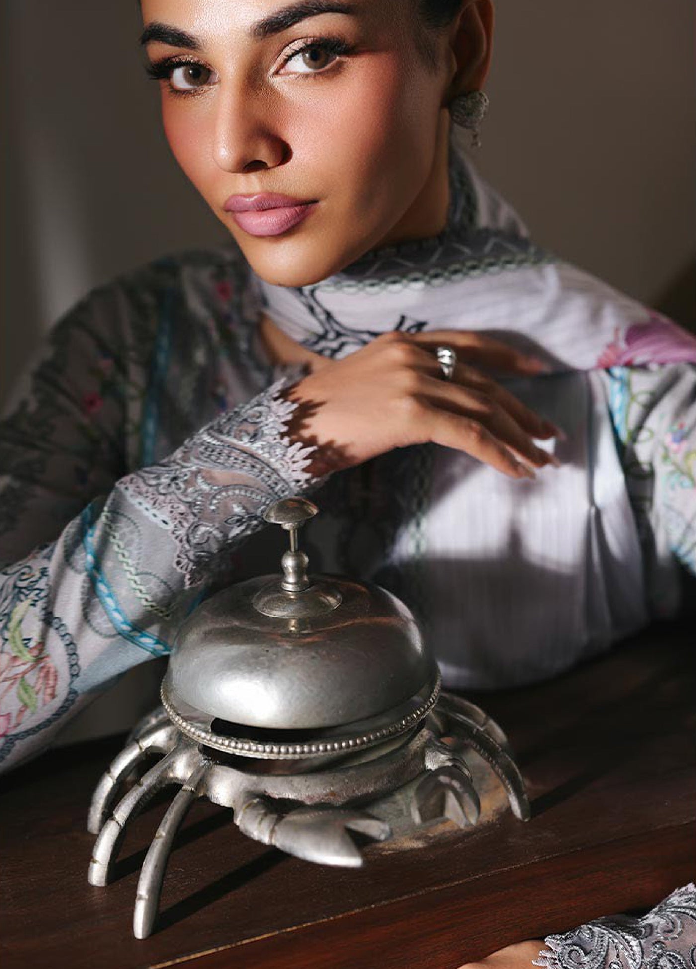 Qprints By Qalamkar Unstitched Linen Printed 3 Piece Suits QLM25PW QW-08 A Marla - Winter Collection