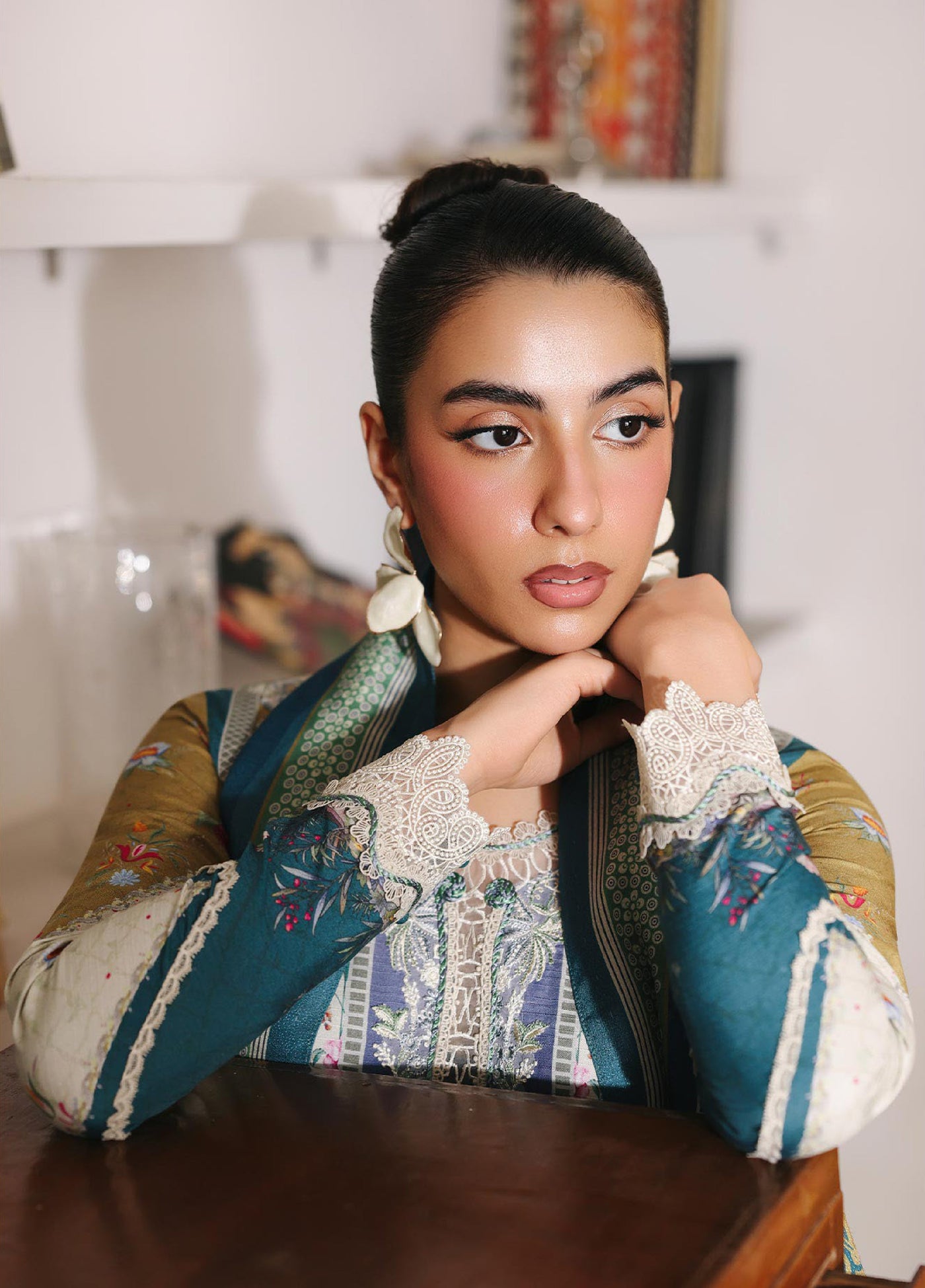 Qprints By Qalamkar Unstitched Linen Printed 3 Piece Suits QLM25PW QW-10 A Alina - Winter Collection