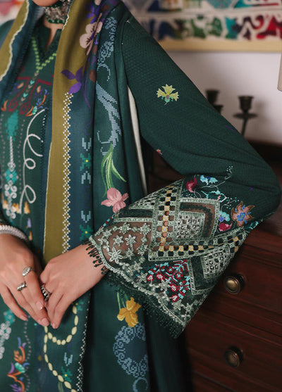 Qprints By Qalamkar Unstitched Linen Printed 3 Piece Suits QLM25PW QW-06 A Karla - Winter Collection