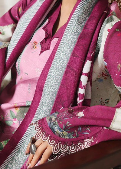 Qprints By Qalamkar Unstitched Linen Printed 3 Piece Suits QLM25PW QW-10 B Kenna - Winter Collection