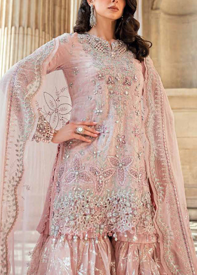 Soiree by Maria B Unstitched Raw Silk Embroidered Suits 3 Piece MB25SF D-5 - Formals Collection