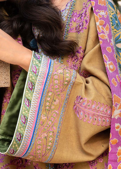 Lueur D Orient by Esmel Unstitched Crepe Suits 3 Piece EML25LW D-08 Aurelis - Winter Collection