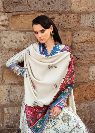 Lueur D Orient by Esmel Unstitched Viscose Suits 3 Piece EML25LW D-01 Ivoria - Winter Collection