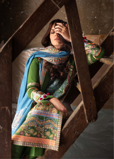 Lueur D Orient by Esmel Unstitched Karandi Suits 3 Piece EML25LW D-09 Nivalis - Winter Collection