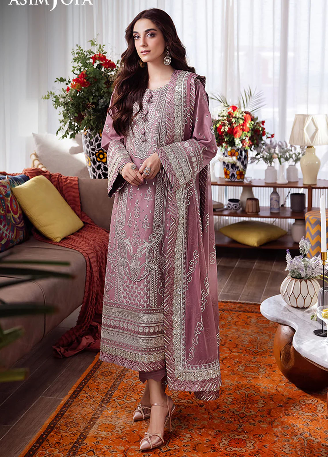 Uraan By Asim Jofa Unstitched Lawn Collection 2024 AJUR-02