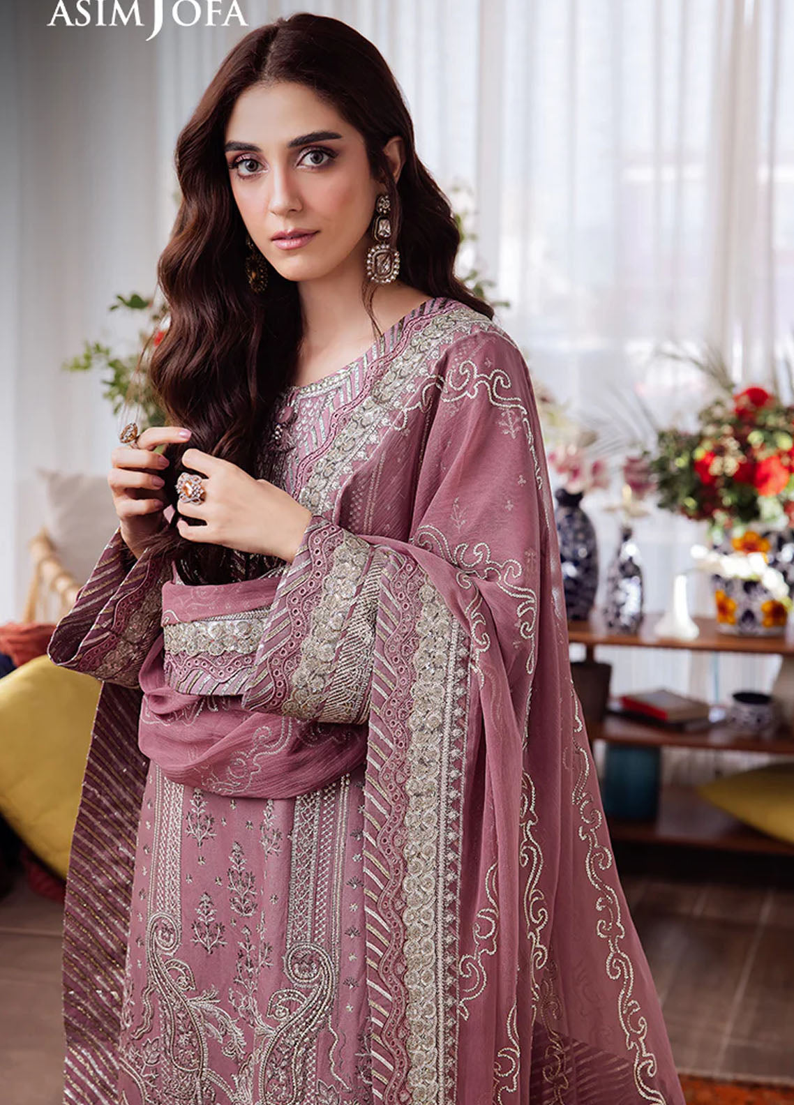 Uraan By Asim Jofa Unstitched Lawn Collection 2024 AJUR-02