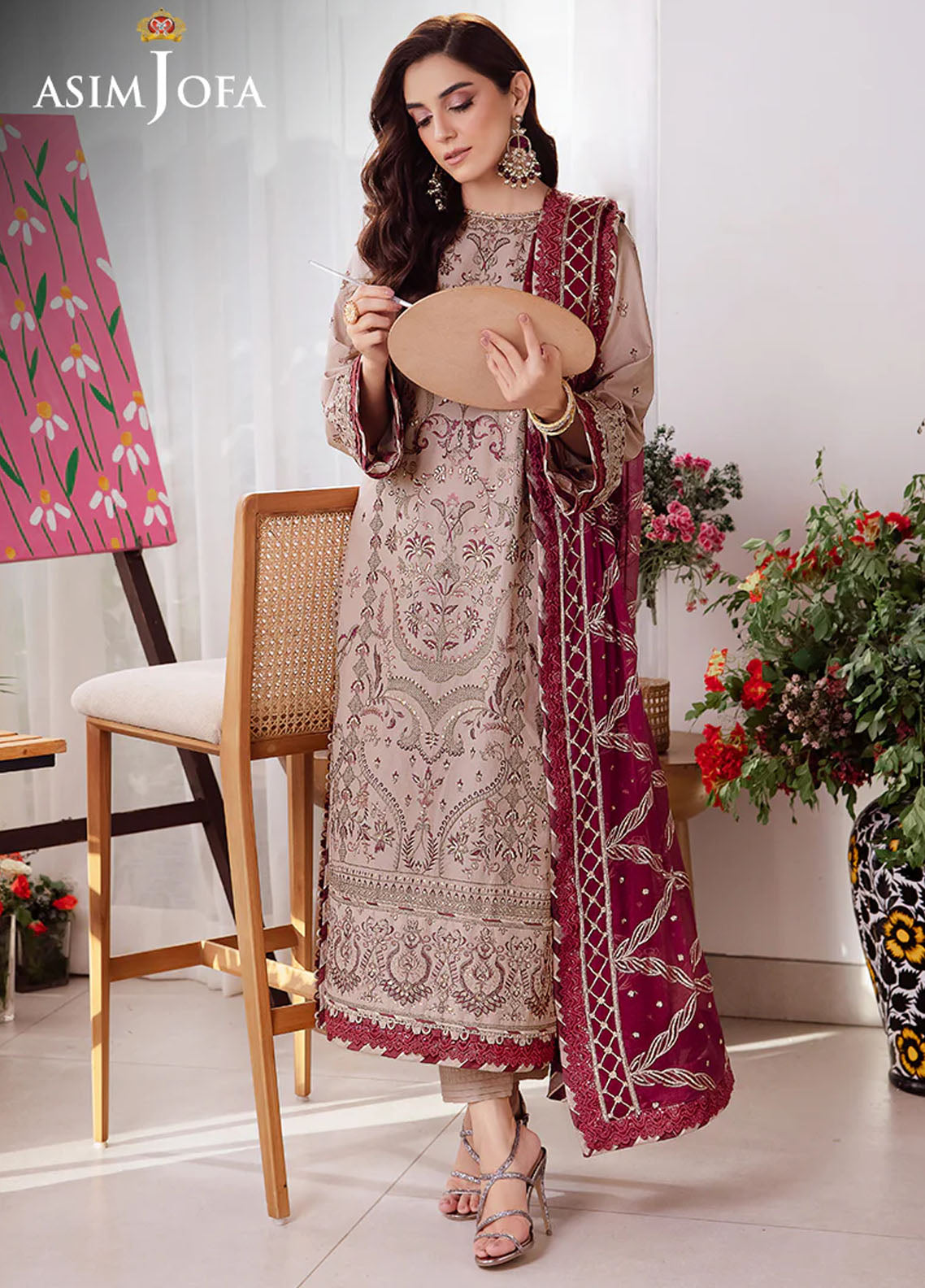 Uraan By Asim Jofa Unstitched Lawn Collection 2024 AJUR-10