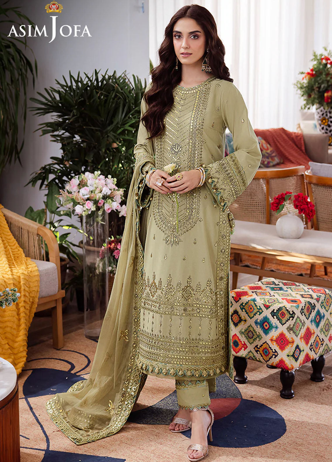 Uraan By Asim Jofa Unstitched Lawn Collection 2024 AJUR-11