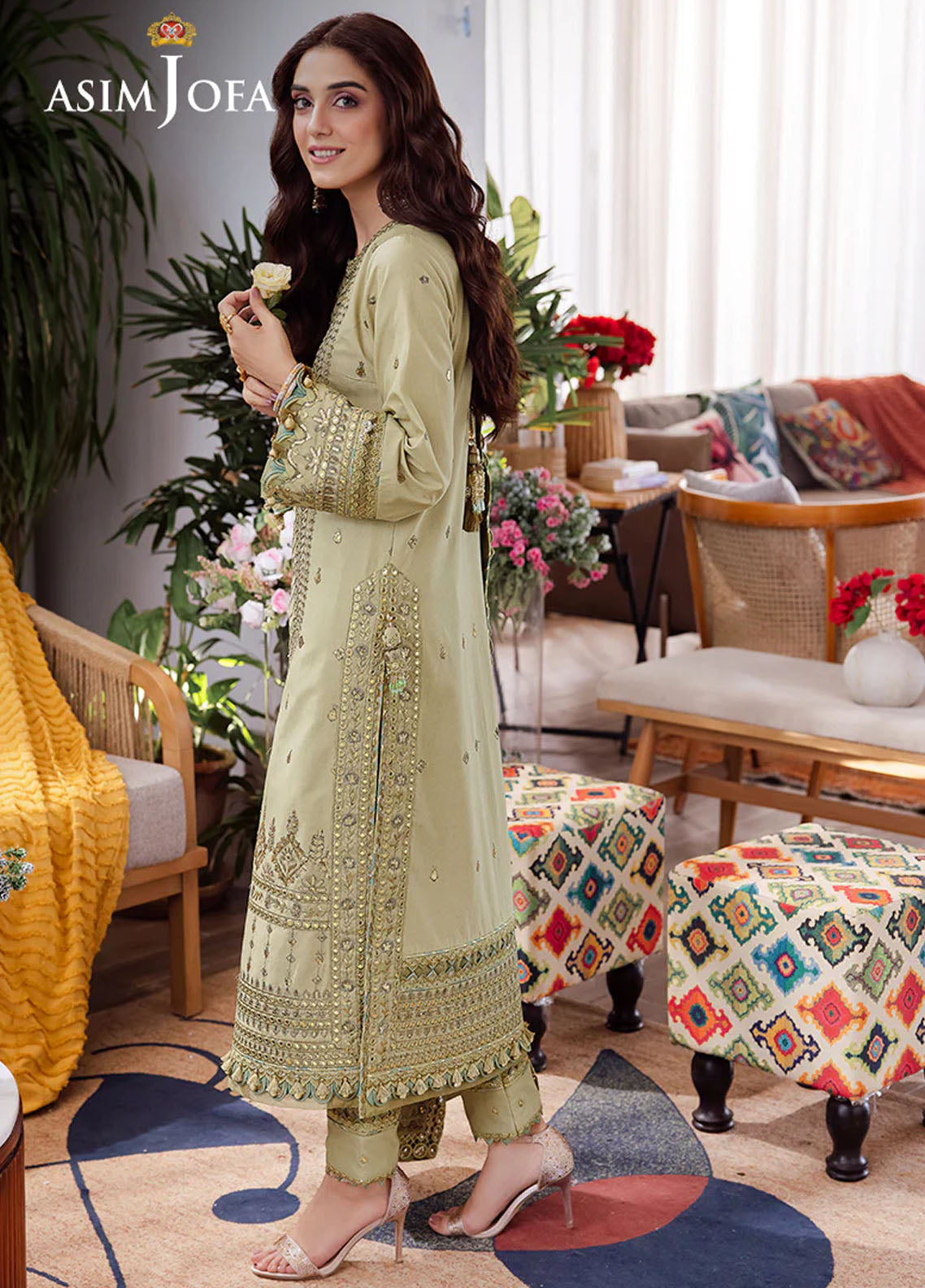 Uraan By Asim Jofa Unstitched Lawn Collection 2024 AJUR-11