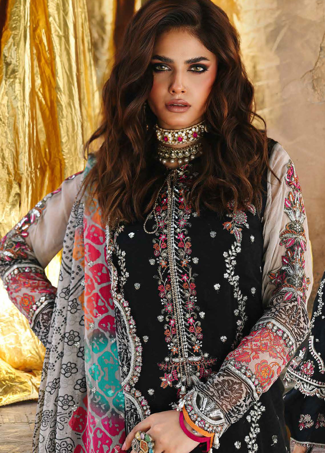 Vasal by Charizma Embroidered Chiffon Suits Unstitched 4 Piece CRZ25VC VSL25-24