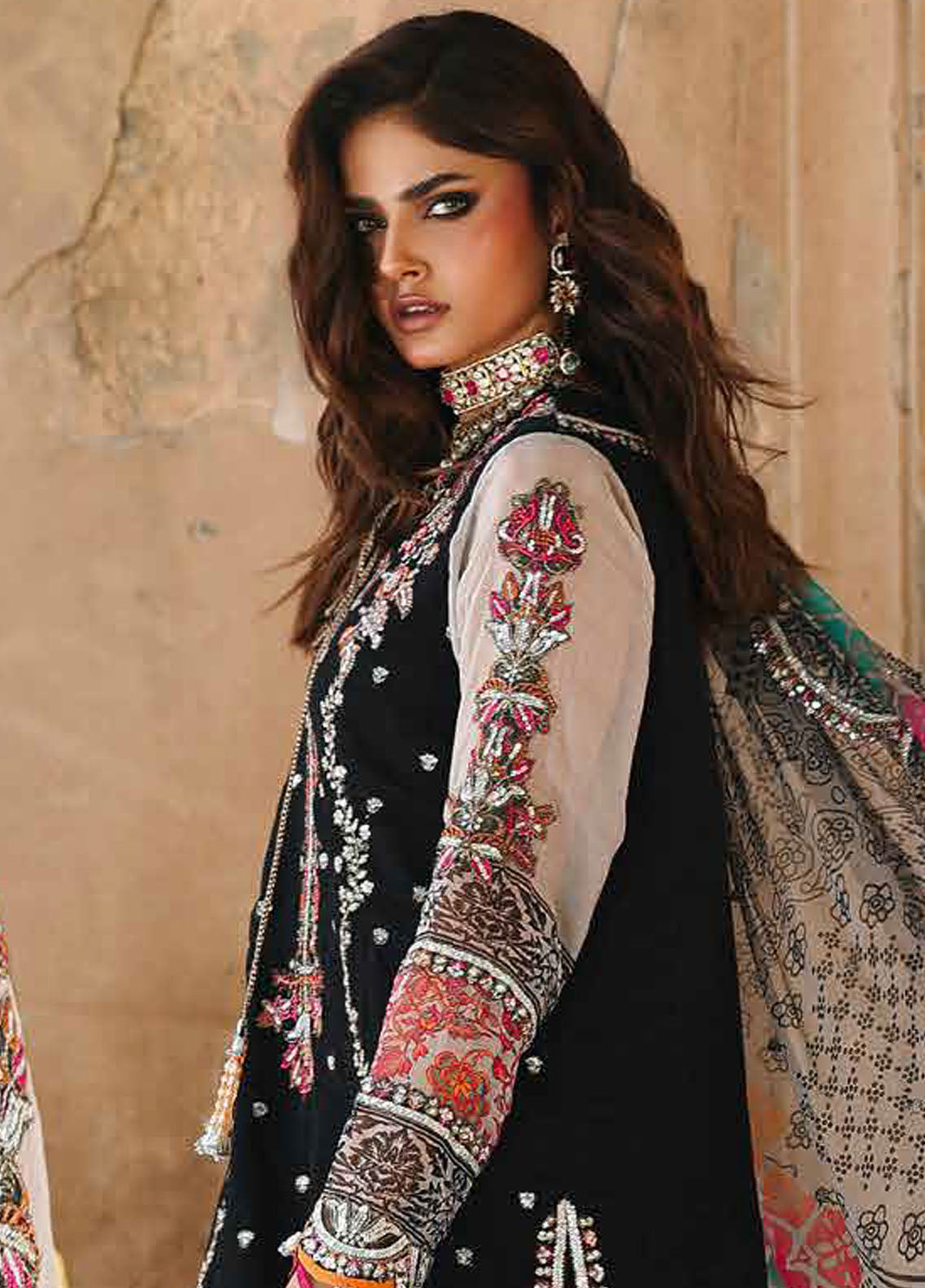 Vasal by Charizma Embroidered Chiffon Suits Unstitched 4 Piece CRZ25VC VSL25-24