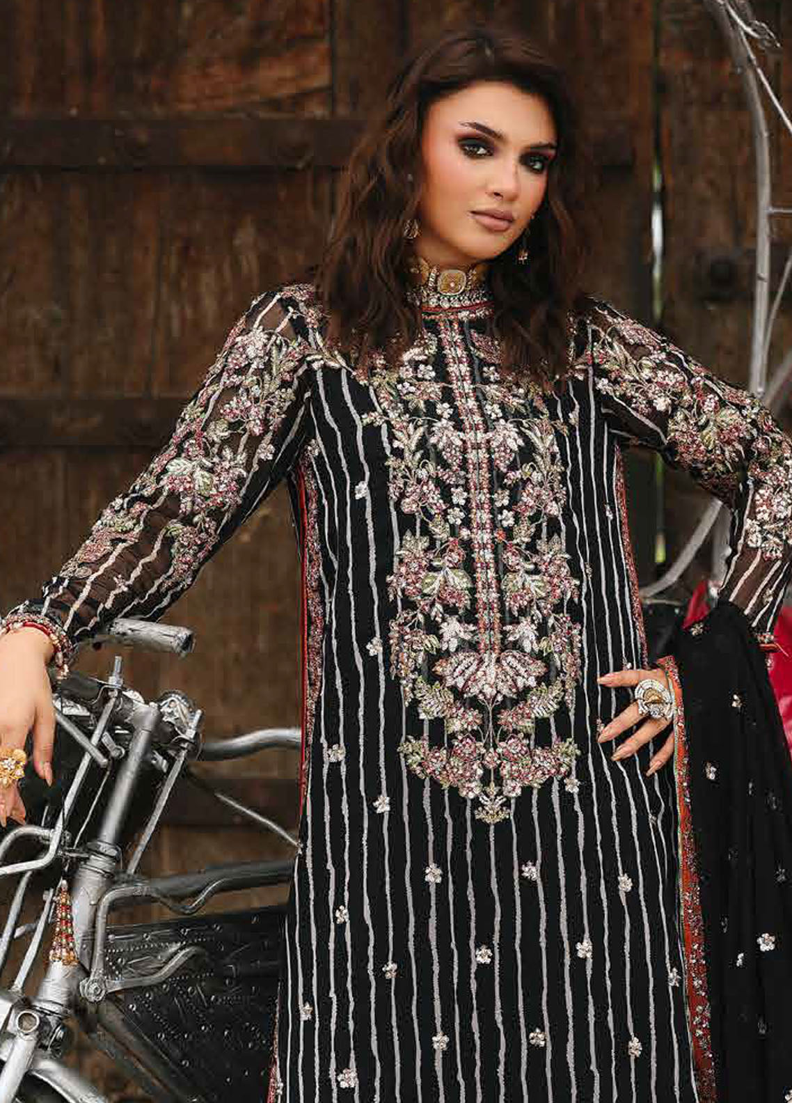 Vasal by Charizma Embroidered Chiffon Suits Unstitched 4 Piece CRZ25VC VSL25-26