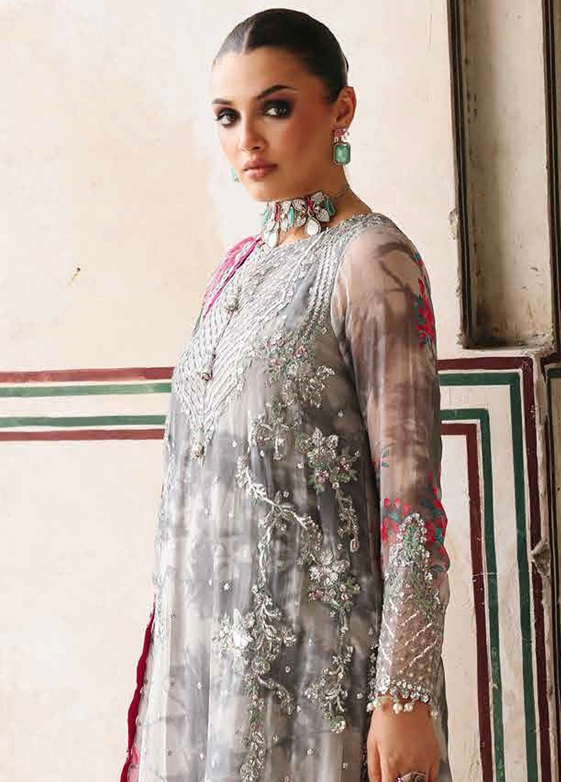 Vasal by Charizma Embroidered Chiffon Suits Unstitched 4 Piece CRZ25VC VSL25-27