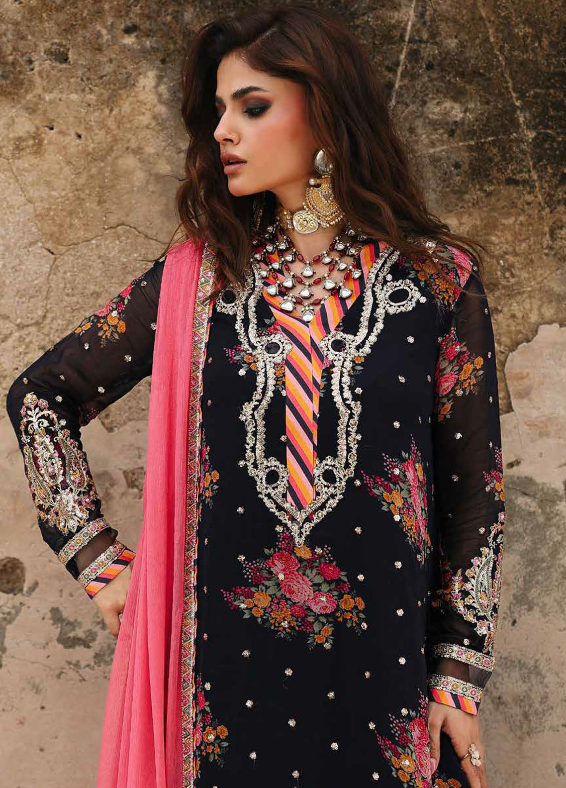 Vasal by Charizma Embroidered Chiffon Suits Unstitched 4 Piece CRZ25VC VSL25-29