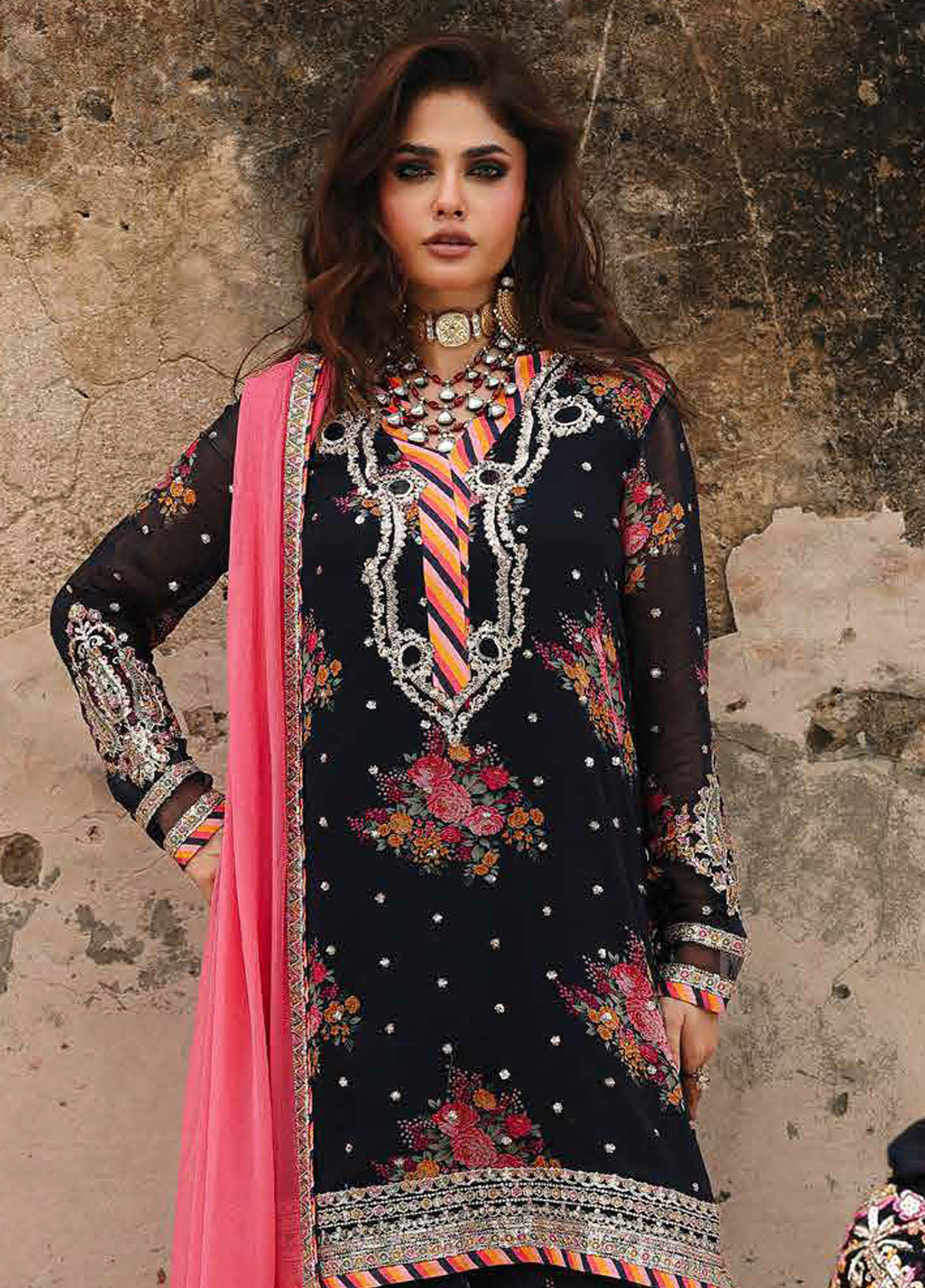 Vasal by Charizma Embroidered Chiffon Suits Unstitched 4 Piece CRZ25VC VSL25-29