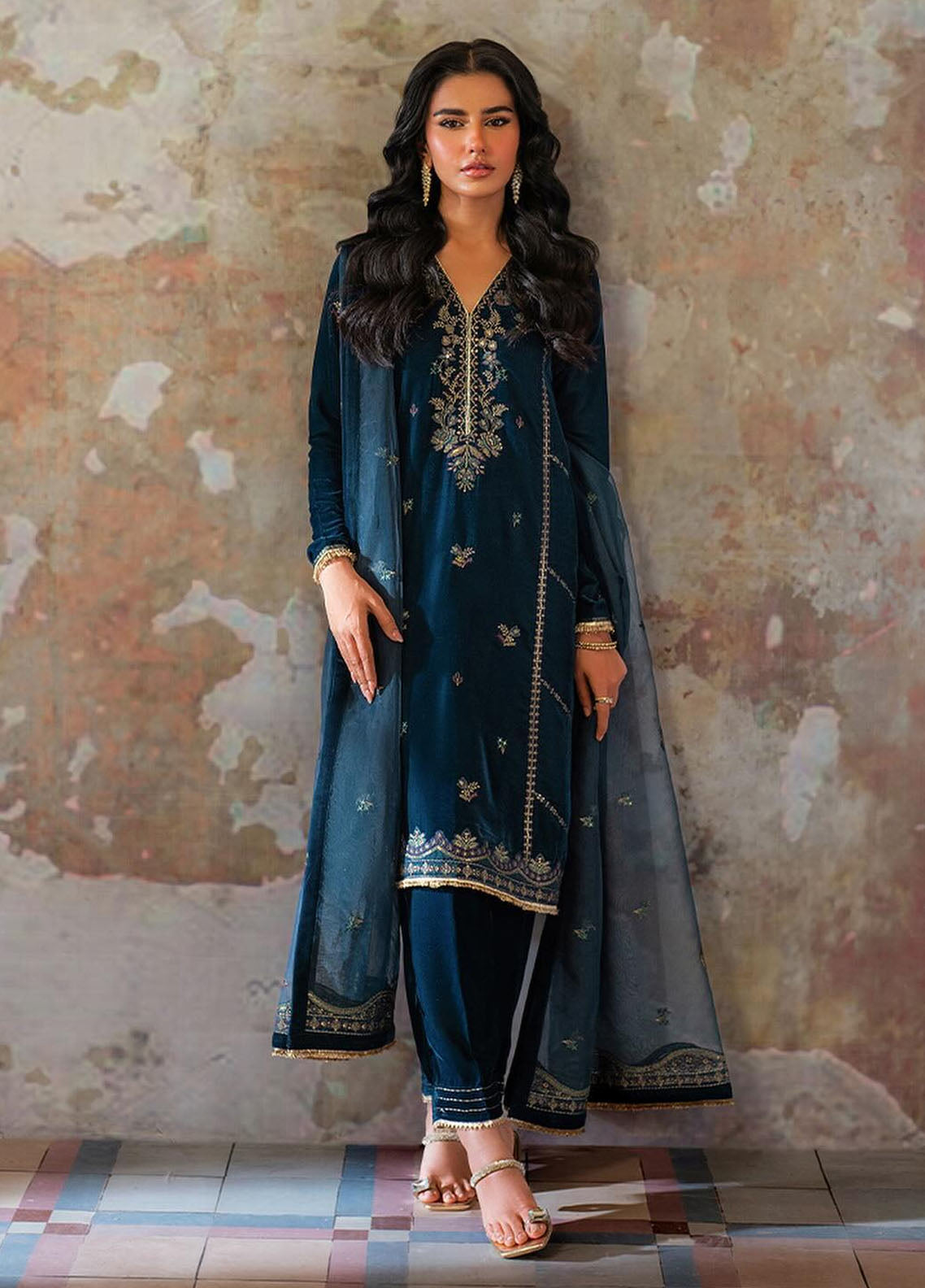 Velmor by Seran Unstitched Velvet Formal Collection 2024 Ayden