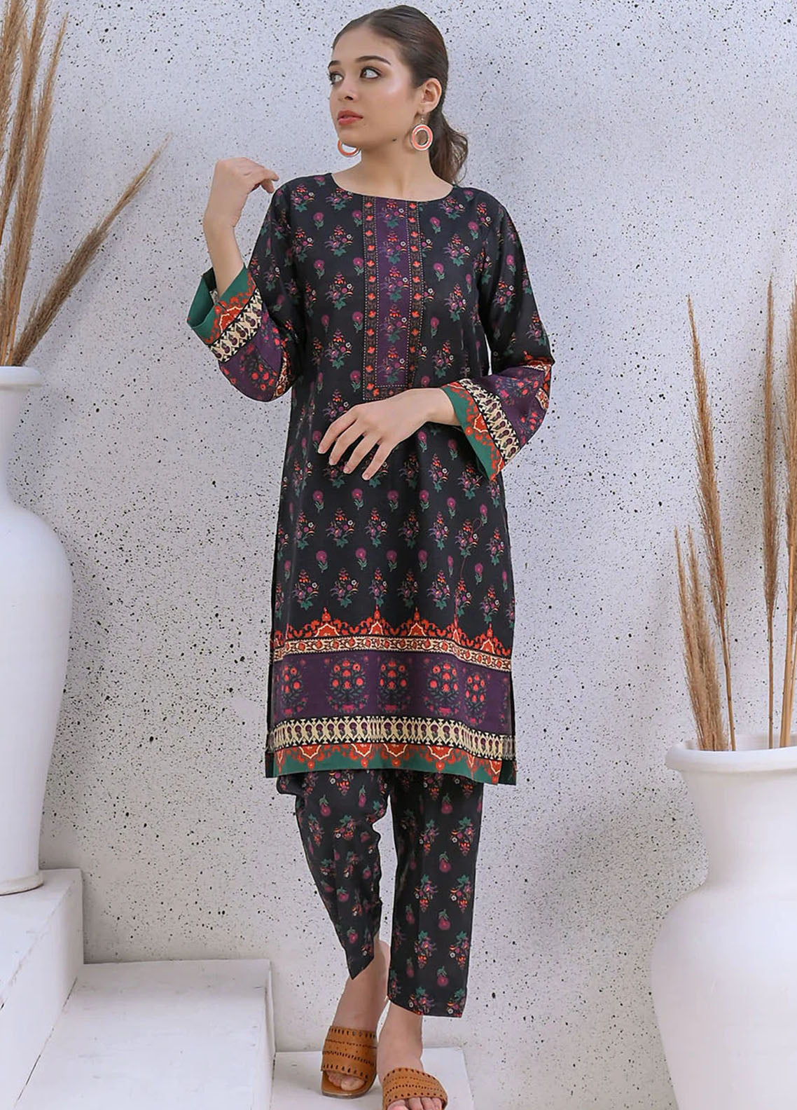 Waniya Pret Casual Khaddar 2 Piece Suit WKA20-120 AVEENA