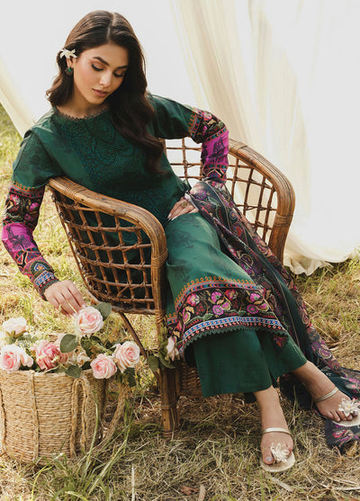 Whimsical By Xenia Embroidered Viscose Suit Unstitched 3 Piece ZE24W D-05 Sabah - Winter Collection