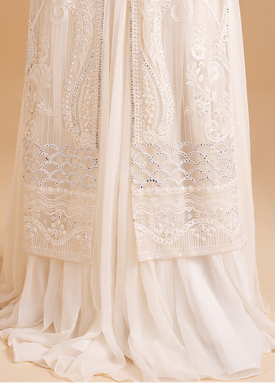 Afsanay by Zariya Luxury Embroidered Unstitched Chiffon 3 Piece Suits ZRY25LF D1 ZB50033 - Festive Collection