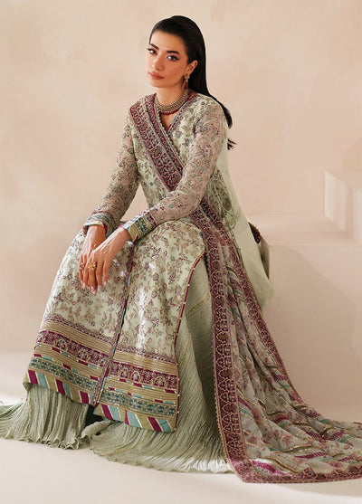 Xenia Embroidered Chiffon Suits Unstitched 3 Piece XE25NU D-04 Zaleh