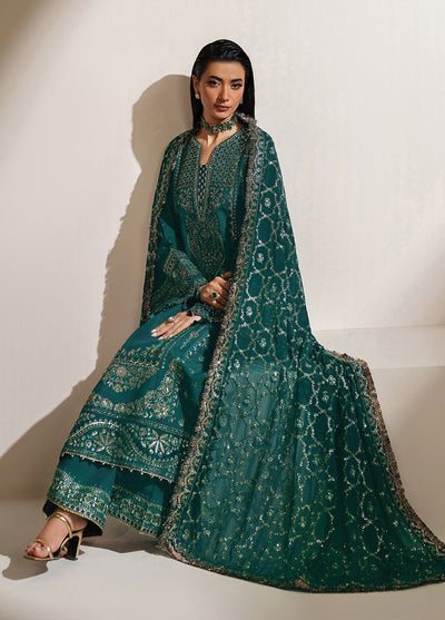 Xenia Embroidered Raw Silk Suits Unstitched 3 Piece XE25NU D-06 Seriya