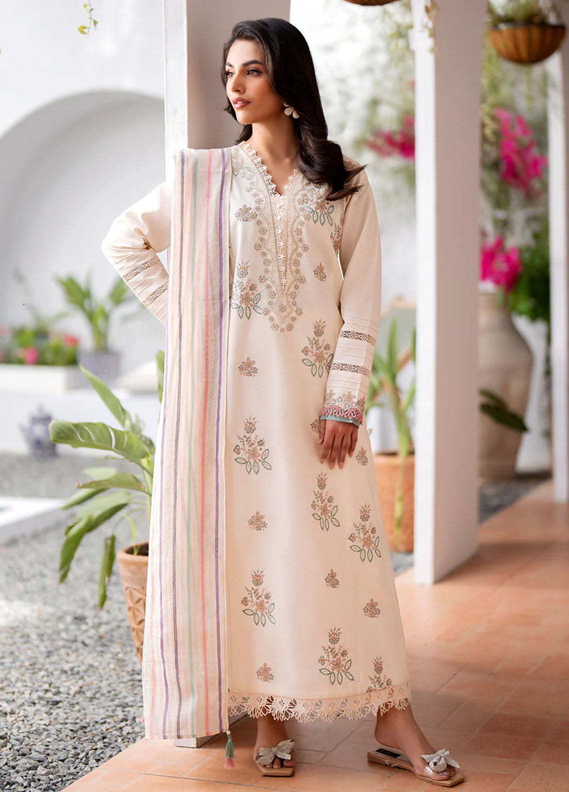 Xenia Formals Summer Somewhere Unsticthed Lawn Collection 2024 Faraha