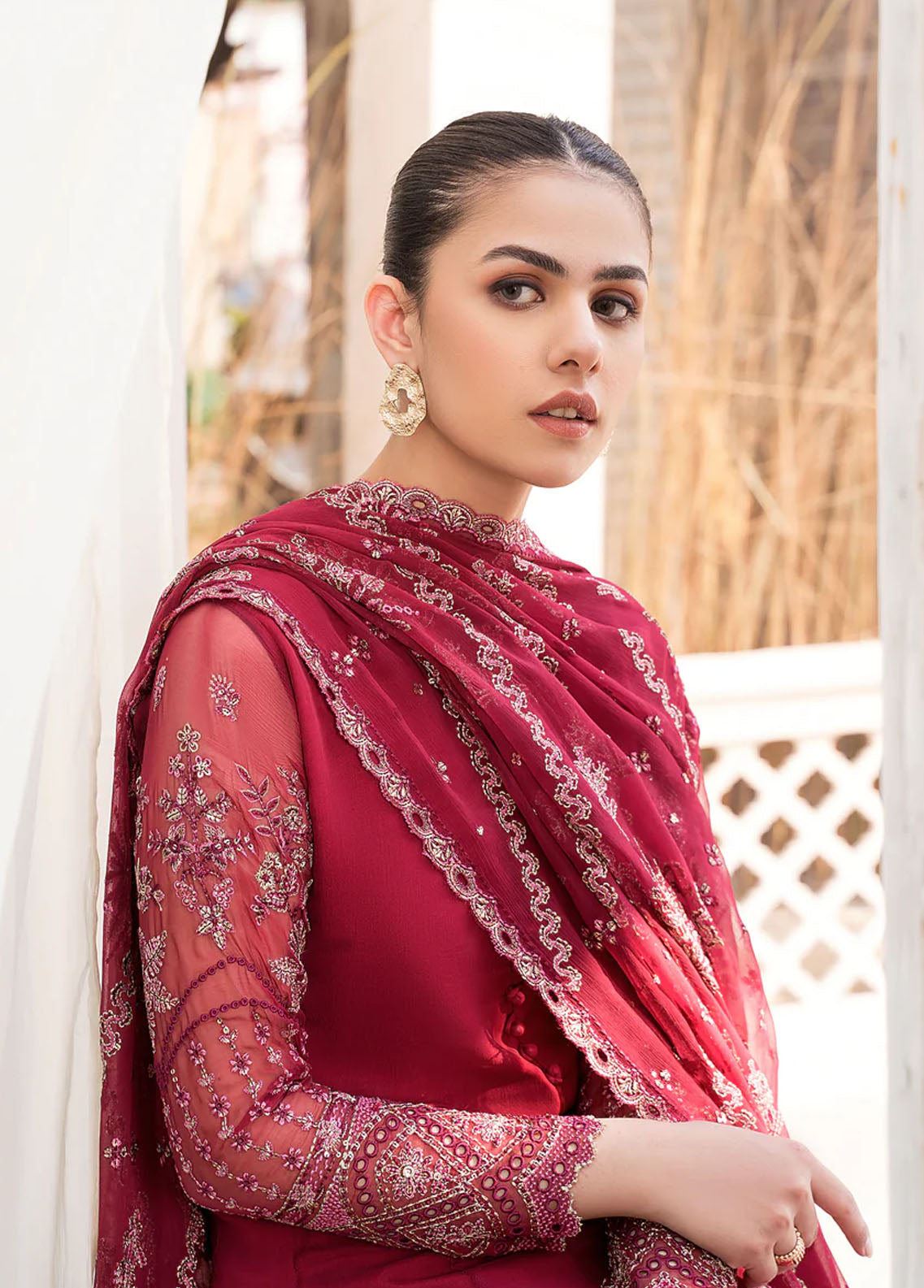 Xenia Formals Pret Embroidered Chiffon 3 Piece Suit XFR-23-454 Sadhya