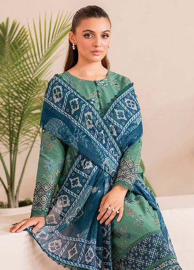 Xenia Printkari Unstitched Lawn Collection 2025 D-09 Luna