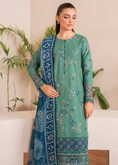 Xenia Printkari Unstitched Lawn Collection 2025 D-09 Luna