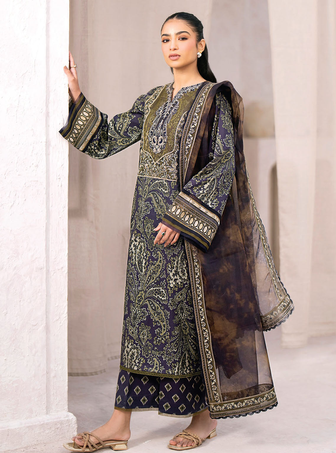 Xenia Formals Summer Soiree Unstitched Lawn Collecton 2024 02- Chakir