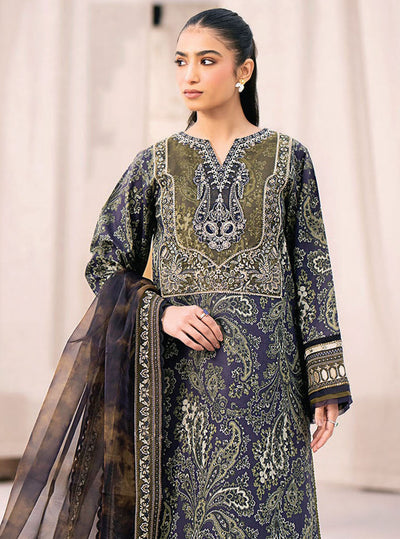 Xenia Formals Summer Soiree Unstitched Lawn Collecton 2024 02- Chakir