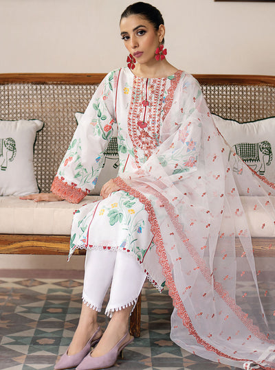 Xenia Formals Summer Soiree Unstitched Lawn Collecton 2024 07- Paulo
