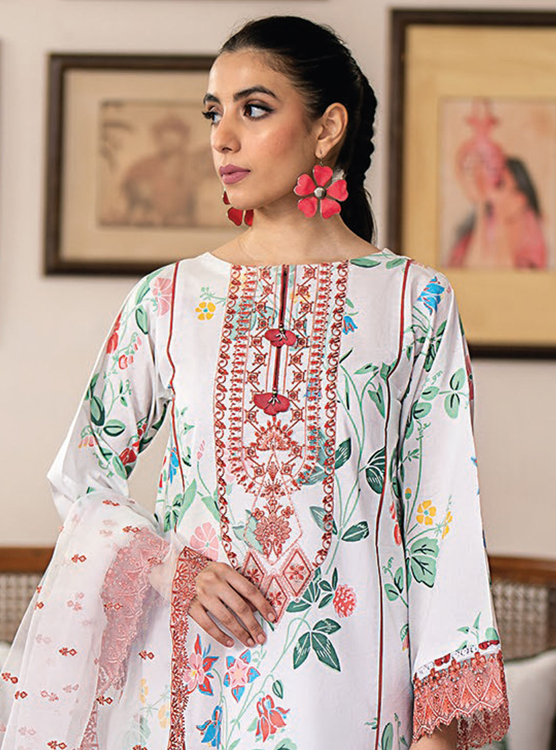 Xenia Formals Summer Soiree Unstitched Lawn Collecton 2024 07- Paulo