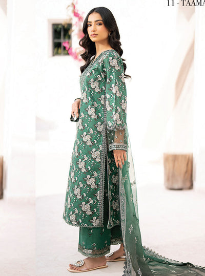 Xenia Formals Summer Soiree Unstitched Lawn Collecton 2024 11- Taamasi Hara