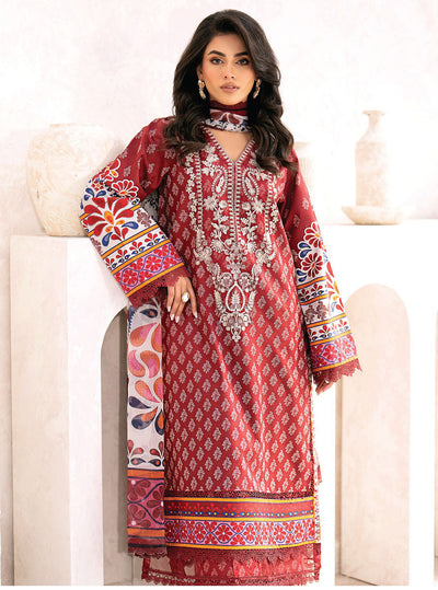 Xenia Formals Summer Soiree Unstitched Lawn Collecton 2024 12- Tropez