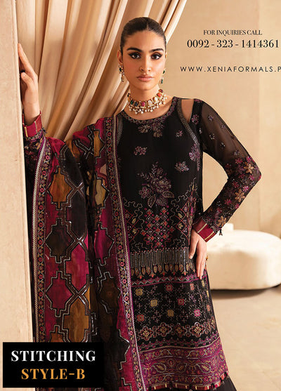 Yesfir By Xenia Formal Unstitched Luxury Collection 2024 10-Kaneel