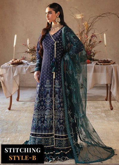 Yesfir By Xenia Formal Unstitched Luxury Collection 2024 3-Chargah