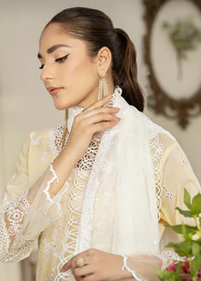 Zora By House Of Nawab Unstitched Luxury Lawn Collection 2024 SAADAT